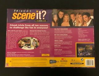 Scene It? Friends DVD Game Mattel 2005 100 Complete - Very 3