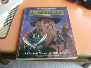 Tsr Forgotten Realms A Grand Tour Of The Realms Advance Dungeons & Dragons 2nd