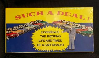 Such A Deal Board Game - Mind Over Matter Games - 1991 Cmi - Box