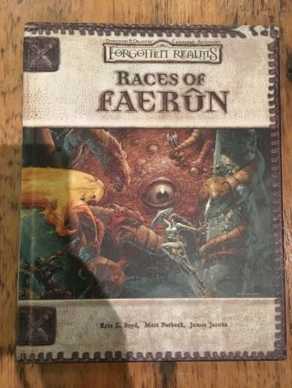 Races Of Faerun Forgotten Realms Dungeons And Dragons