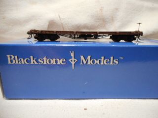 Blackstone Hon3 Scale D&rgw 30 Ft.  Flatcar,  Weathered 6041