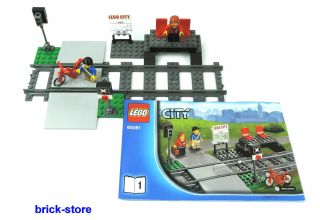 Lego® City Eisenbahn Aus 60051 Figuren Bahnhof Mit Bahnübergang Und 2 Schienen