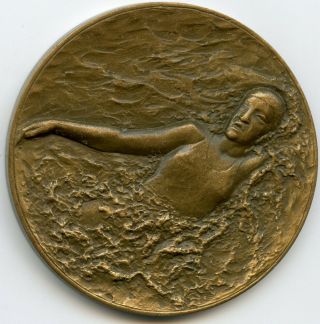 France Sport Bronze Medal Open Water Swimming 49gr 50mm