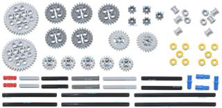 Lego 61pc Gear Axle Set Technic (mindstorms Nxt Ev3 Motor Power Functions Pack)