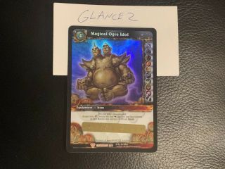 Wow Tcg Magical Ogre Idol Unscratched World Of Warcraft Loot Card