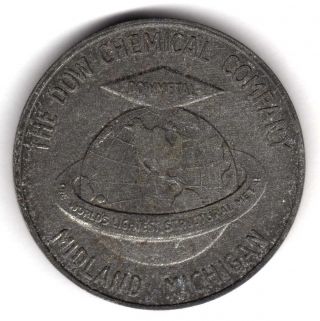 The Dow Chemical Company Token Or Medal 34.  6 Mm Midland Magnesium Alloys