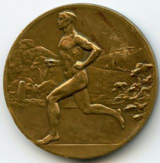 France Bronze Sport Award Medal By Blanchot 41mm 30gr