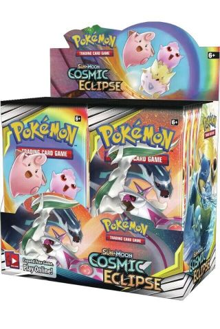 Pokemon Cards Cosmic Eclipse Booster Box Factory