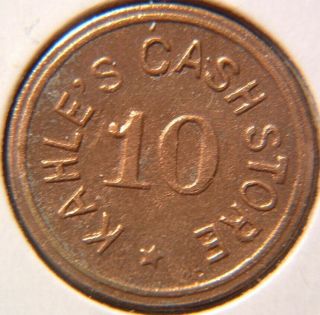 West Virginia 10¢ Ingle Token,  Kahle 