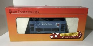 Vintage Ore Car G4166 Mdc G Scale Big Trains White Pass Boxed