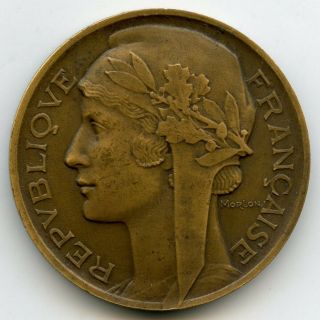 France Bronze Sports Award Medal By Morlon Marianne 36mm