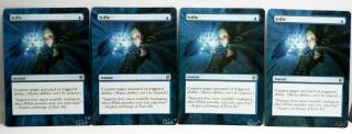 Magic Mtg Altered Art Stifle X4 Conspiracy Hand Painted Extended Art Legacy