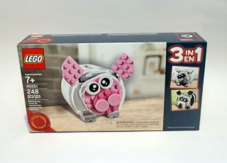 And Lego Exclusive 3 In 1 Piggy Bank 40251