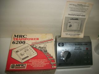 Mrc Trainpower 6200 Transformer Power Supply 60va Ho O G In Orig Box A