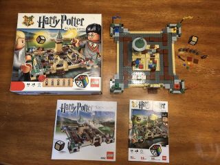 Lego Harry Potter Hogwarts Board Game 3862 100 Complete W Box,  Manuals