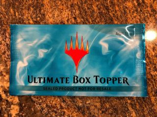Magic: The Gathering Ultimate Masters Box Topper Foil Promo Booster Pack