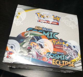 Pokémon Cosmic Eclipse Booster Box Factory 36 Packs