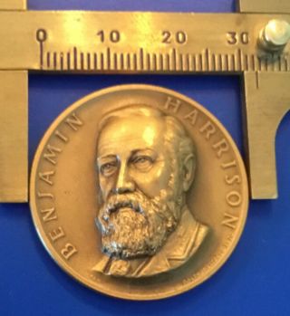 Medallic Art Co.  Presidential Series Benjamin Harrison 23rd President Coin Medal