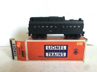 Lionel Trains Postwar O Scale Model Train Coal Tender W/ Whistle Sound 234w Ex.