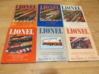 Lionel Collectors Guide Set Volumes 1 - 6 Hardcover Tom Mccomas James Tuohy