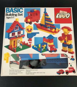 Vintage Legos Basic Building Set 527 Nib 1987