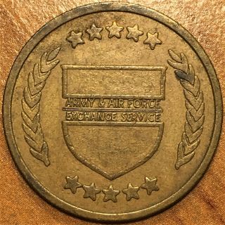 Aafes Okinawa (japan) United States Army And Air Force Exchange Service Token