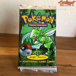 Pokemon 1st Edition Jungle Booster Pack (scyther Artwork)