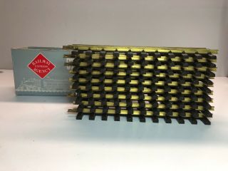 Railway Express 1ft.  Straight Track Rea 11000 G Scale,  Solid Brass Rail,  9pc.