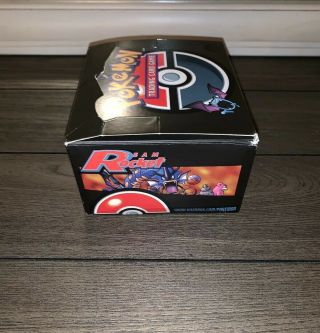 Pokemon 1st Edition Team Rocket Booster Box EMPTY BOX AND WRAPPERS ONLY NO CARDS 2