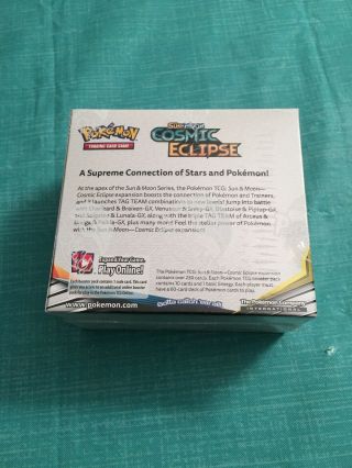 Pokemon Cosmic Eclipse Booster Box 2