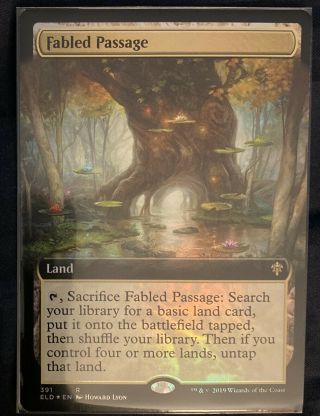 Fabled Passage Extended Art Foil Throne Of Eldraine - Mint/nm Pack Fresh