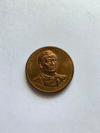 John Wayne Commemorative Bronze Coin
