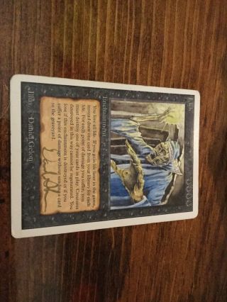 MTG - Unlimited: Lich Signed Autographed With Certificate Of Authenticity RL 3