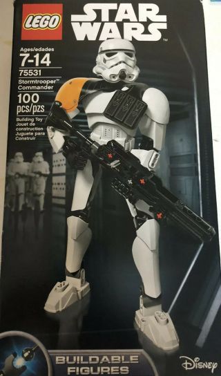 Lego Star Wars Stormtrooper Commander 75531 Building Kit Seald