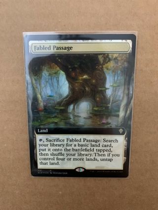 1x Fabled Passage Extended Art Foil Throne Of Eldraine - Mint/nm Pack Fresh