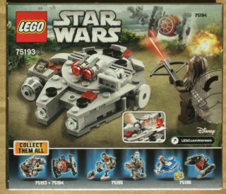 Lego Millenium Falcon 75193 Star Wars Microfighters Series 5 Chewbacca Disney