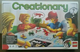 Lego Games Creationary 3844 Opened But Complete Kids Fun Game Night