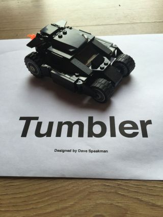 Custom Built Lego Tumbler Batmobile