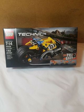 Lego Technic 42058 Stunt Bike Pull Back Action 140pcs 2017