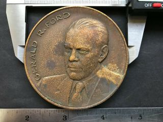 Usa 1974 Gerald R.  Ford 38th President,  Inaugural Medal,  Bronze