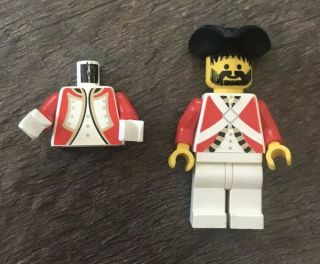 Classic 1992 Lego Pirates 6277 Minifigures Imperial Guard Officer,  Admiral Torso