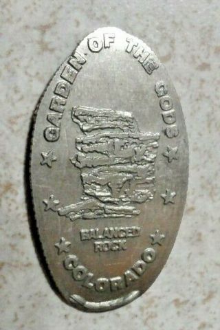 Garden Of The Gods Elongated Dime Not Penny Co Usa 10 Cent Balanced Rock Coin