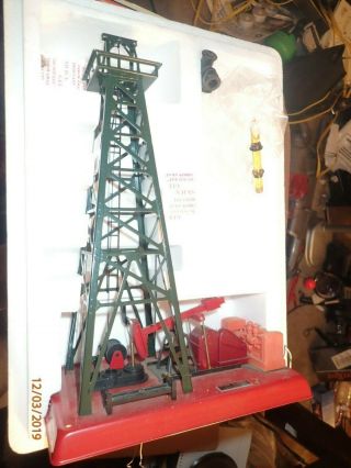 Lionel O Gauge 6 - 2305 Getty Operating Oil Derrick