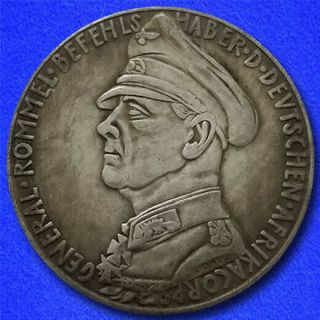 1940 Karl Goetz Medal (coin) Field Marshall Erwin Rommel