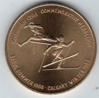 1988 British Medal Issued To Commemorate The 1988 Summer & Winter Olympics