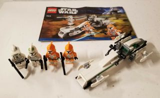 Lego Star Wars Clone Trooper Battle Pack Set 7913 Near Complete W/instructions