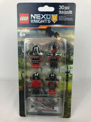 Lego Red Nexo Knights Battle Pack - Set Of 4 Figures - 853516