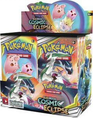Pokemon Tcg Cosmic Eclipse Booster Box Ships 11/01/19