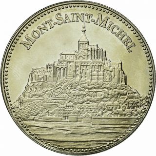[ 711917] France,  Medal,  Le Mont Saint - Michel,  Ms (64),  Copper - Nickel