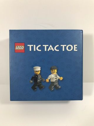 Lego Tic Tac Toe Game Set Police & Crook Figures Board Game 4499574 Complete